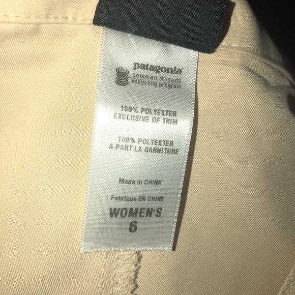 Patagonia skort with pockets and side splits - Picture 5 of 8